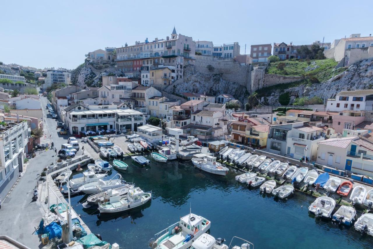Stud Terras Ville Corniche 2 Pers Stat Gratuit Rue Modif Suivt Possib Et Accord Exclusif Marseille Exteriér fotografie